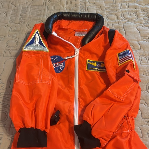 NASA Orange Astronaut Costume with Helmet - Picture 5 of 11